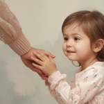 A child adopted into a loving home