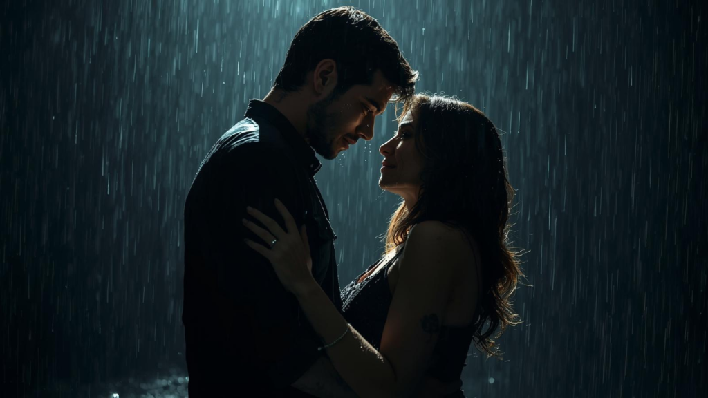 A couple separated by misunderstanding reuniting