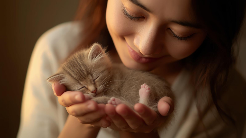 A family pet helping heal emotional wounds
