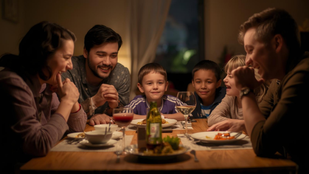 A family torn apart by misunderstanding finally reconciling