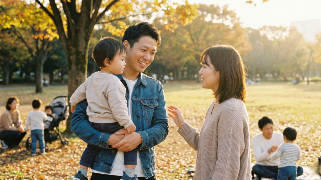 A father rediscovering love after the loss of his spouse