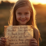 A girl fulfilling her grandmother’s final wish