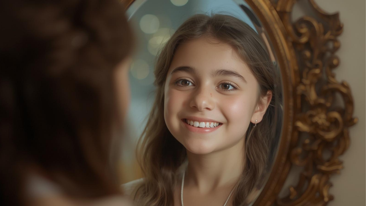 A girl overcoming deep insecurities
