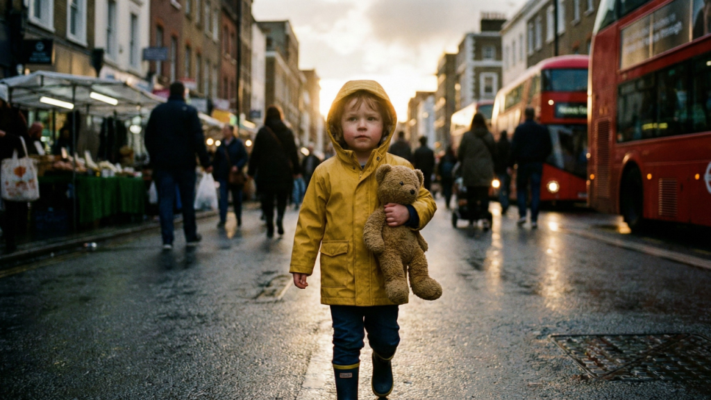A lost child guided home by memories of love