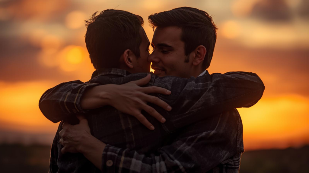 A person forgiving someone who caused deep pain