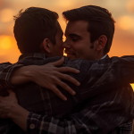 A person forgiving someone who caused deep pain