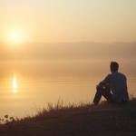A person learning to forgive themselves