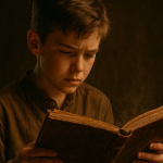 A son discovering the truth about his absent father