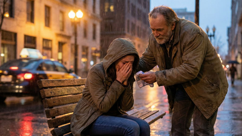 A stranger’s act of kindness changing someone’s life