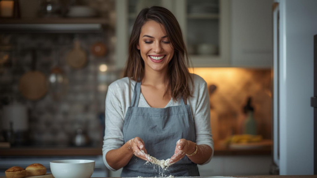 A woman finding courage to pursue her passion