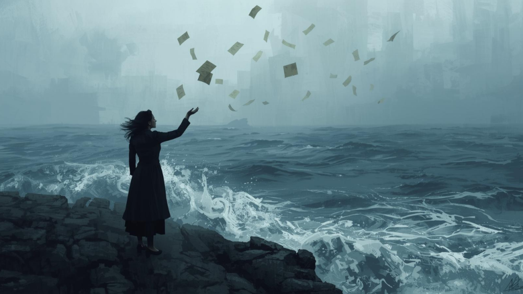 A woman letting go of guilt she carried for years