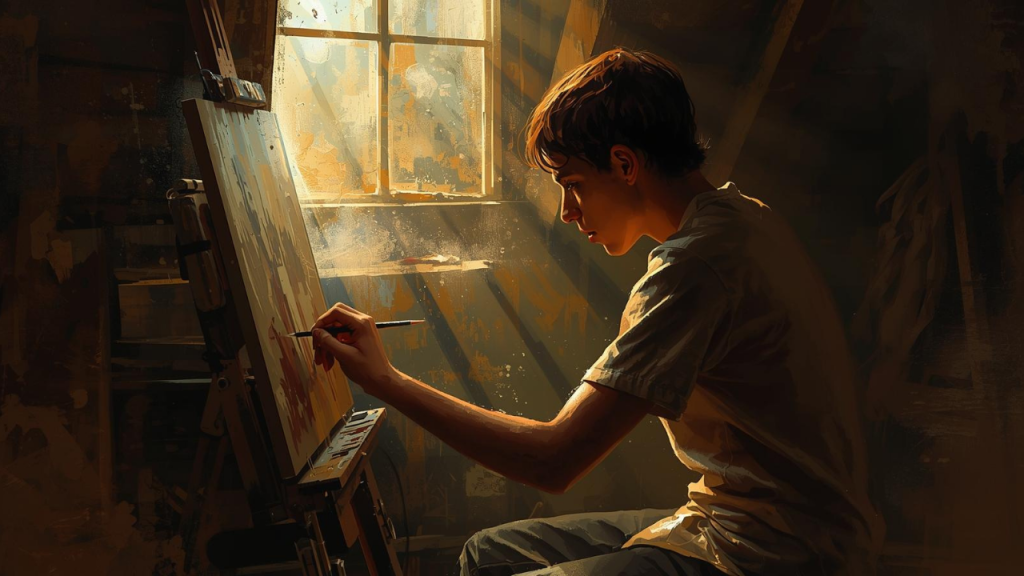 A young artist proving everyone wrong